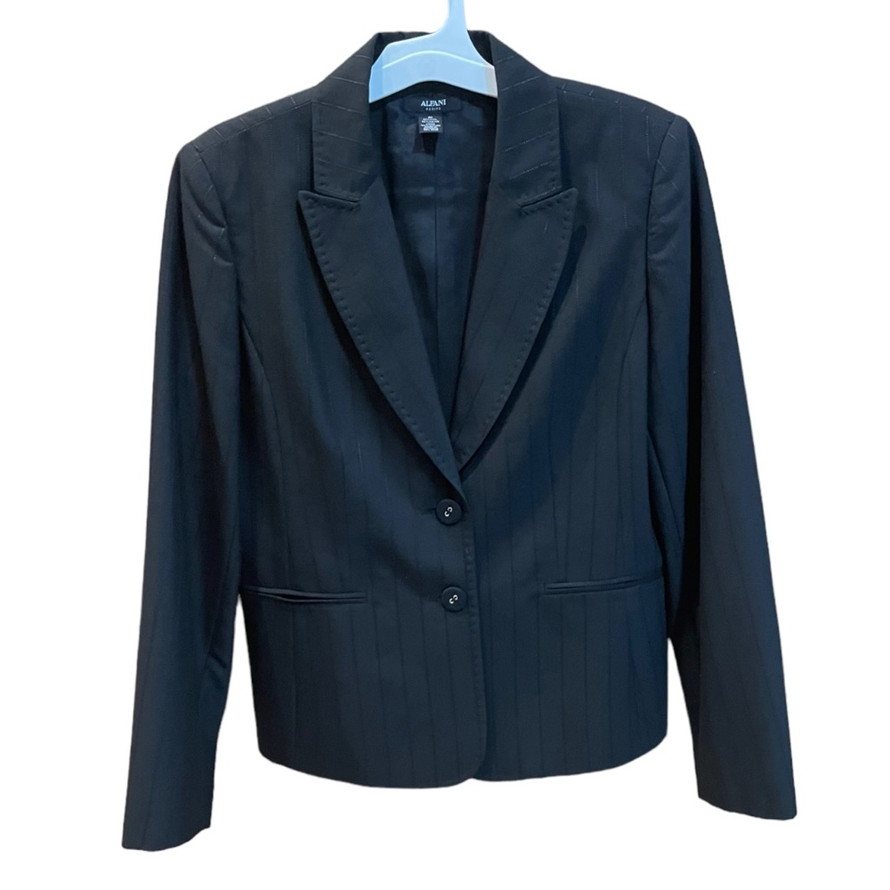 Alfani Classic Black Business Blazer Size 8P